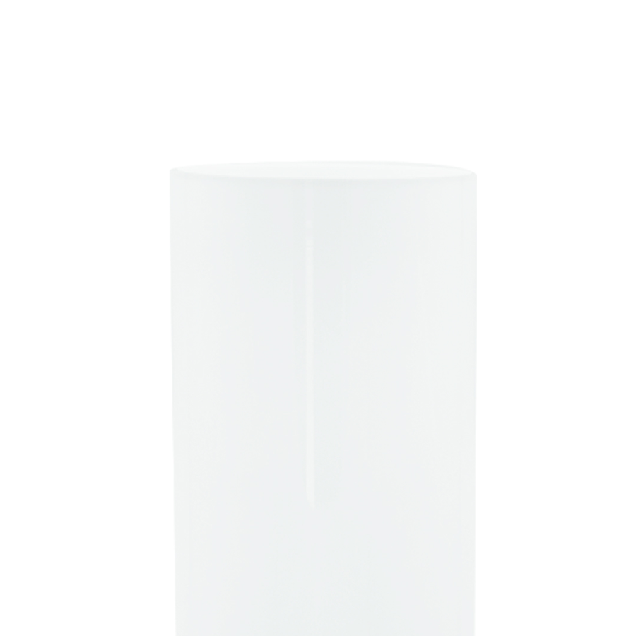 Rotex White Glass Vase 40cm