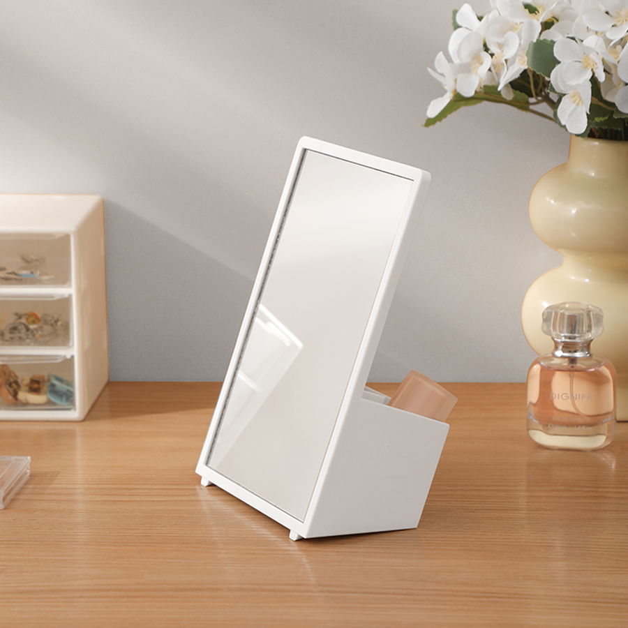 Gal Table Mirror with Organizer