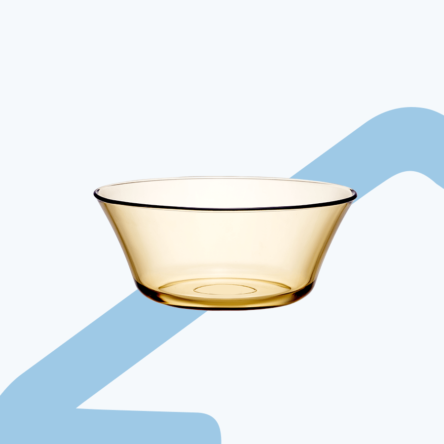 Amber Serving Bowl