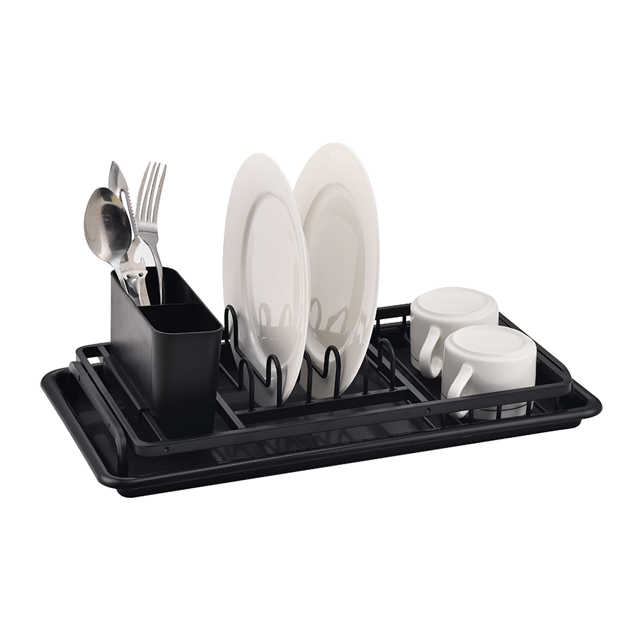 Ellis Slim Dish Rack with Utensil Holder