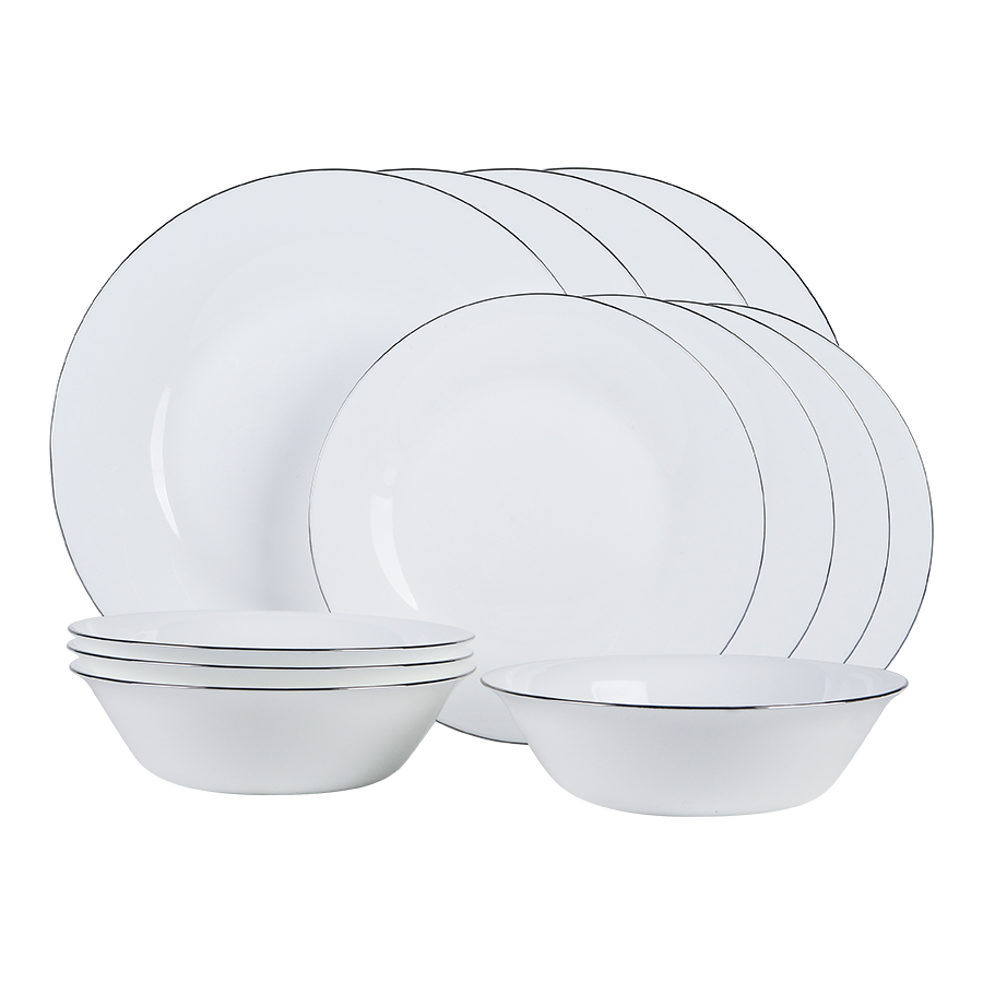 Nova Opalware Dinnerware 12pc Set