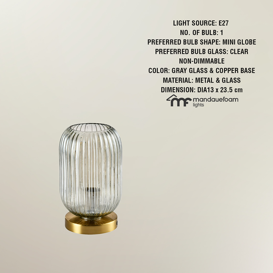 Talya Mini Glass Table Lamp