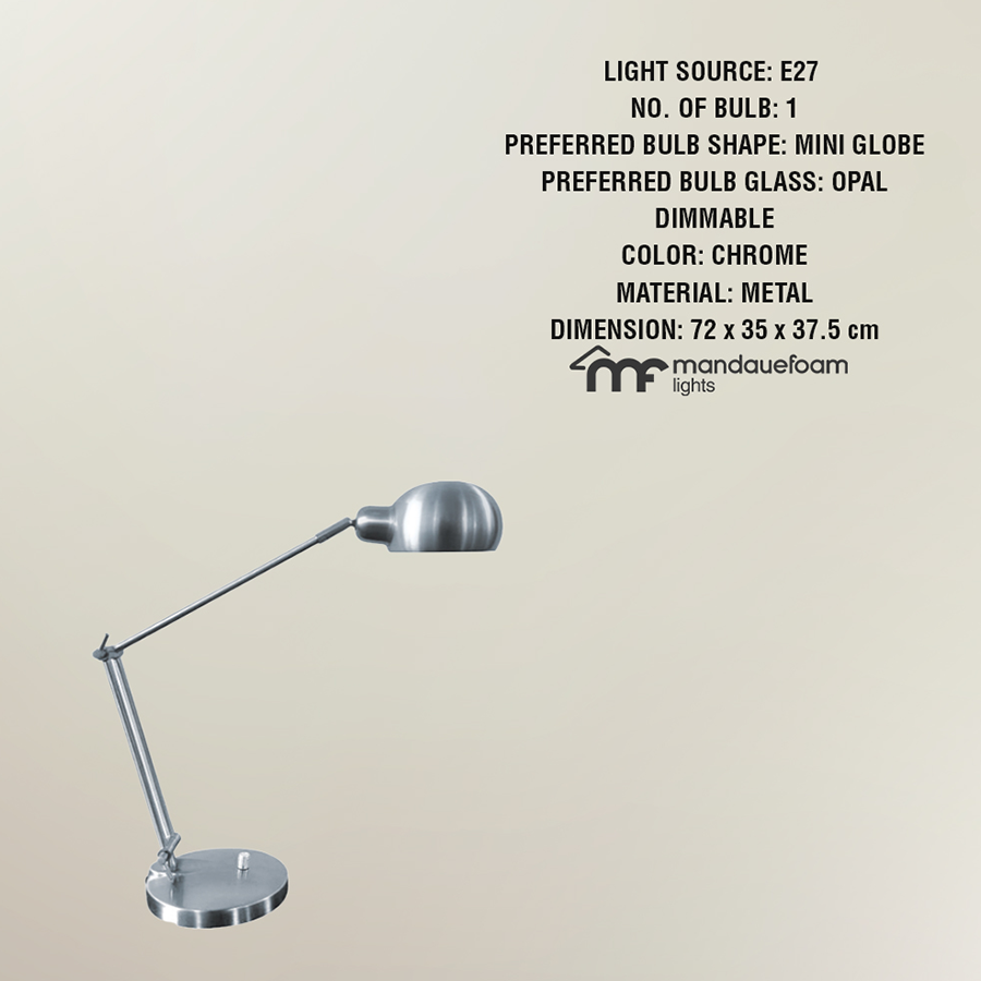 Trifon Chrome Desk Lamp