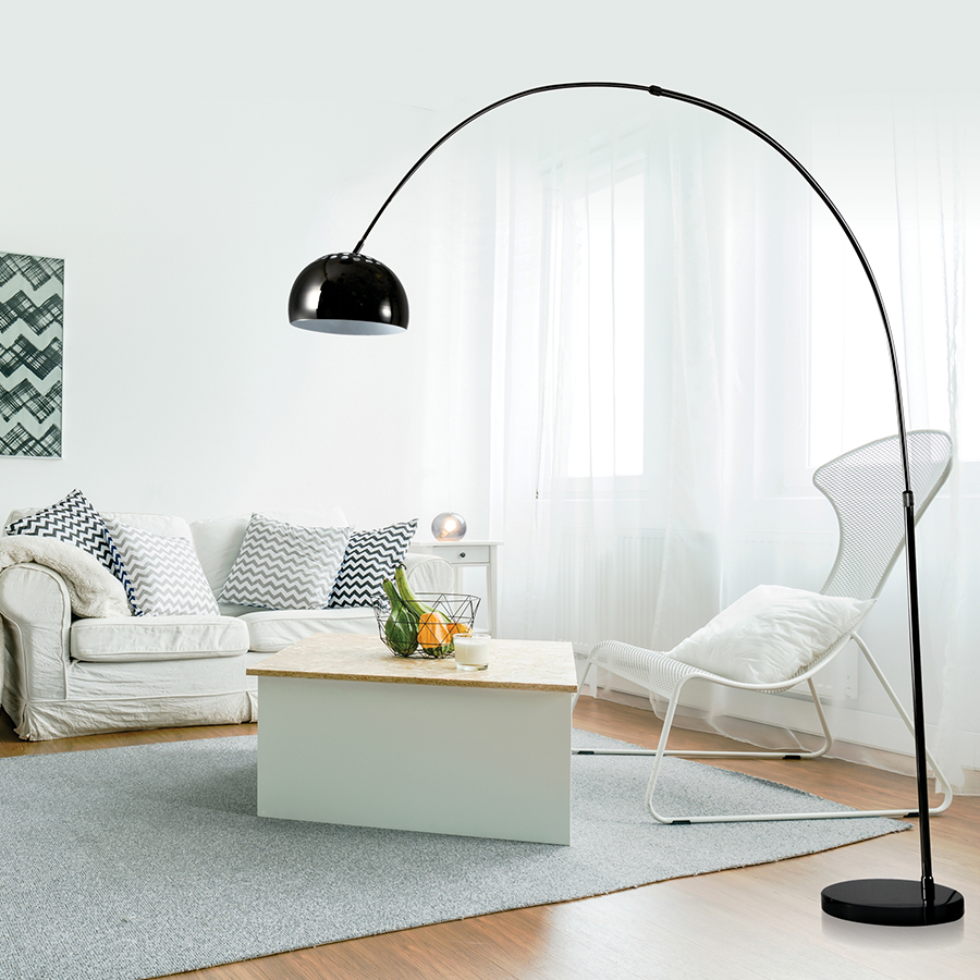 Tomila Metal Arc Floor Lamp