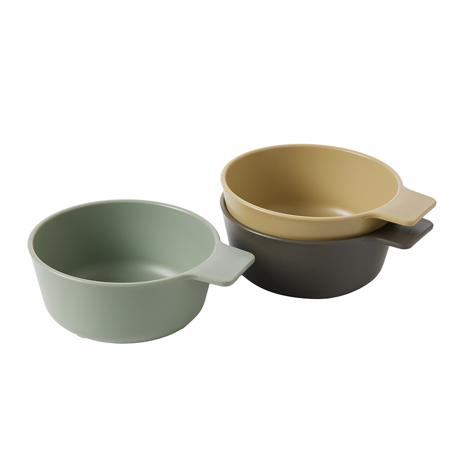 Trev Plastic Bowl 3pc Set