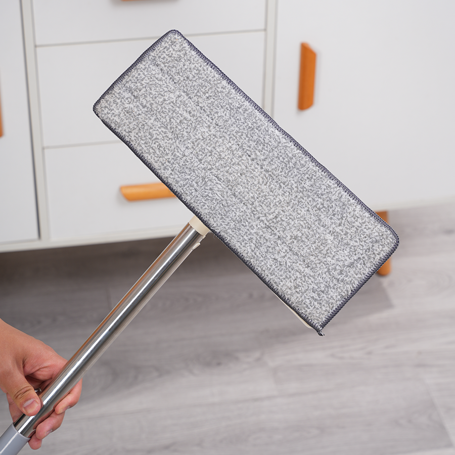 Hands-free Flat Mop with Wringer Bucket