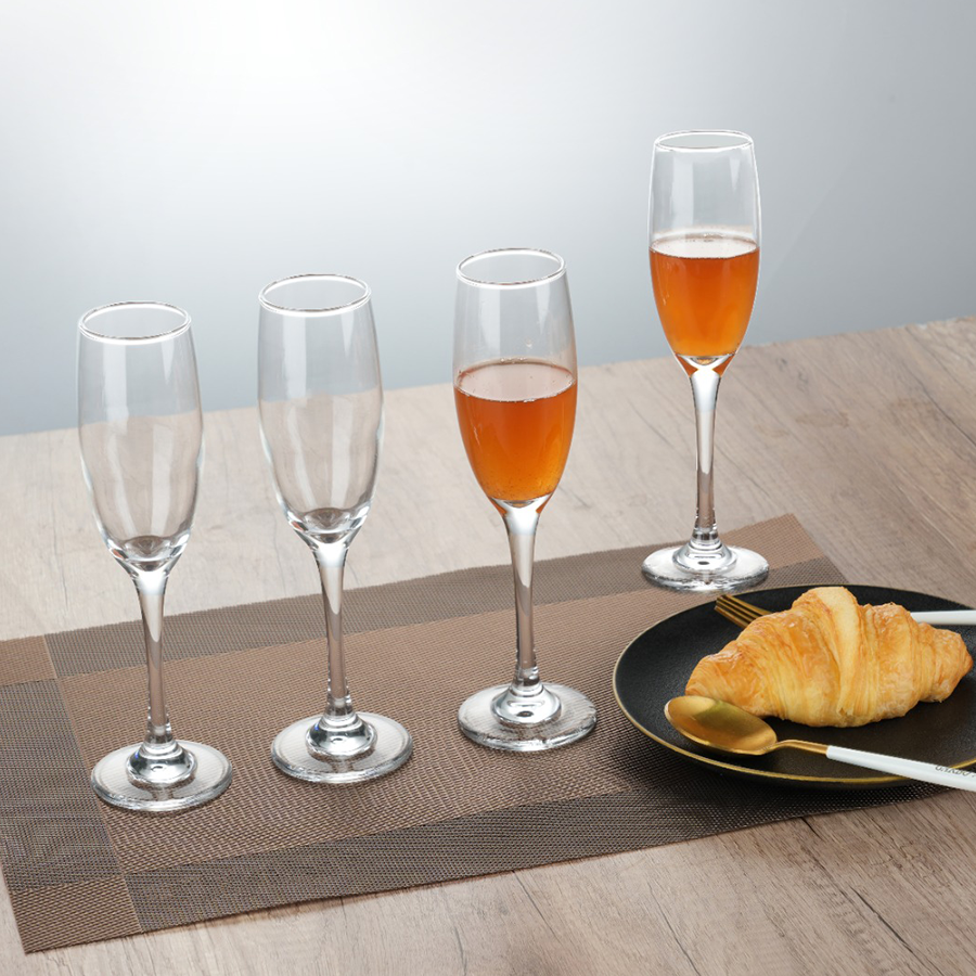 Dion Champagne Glass 4pc Set - 8oz