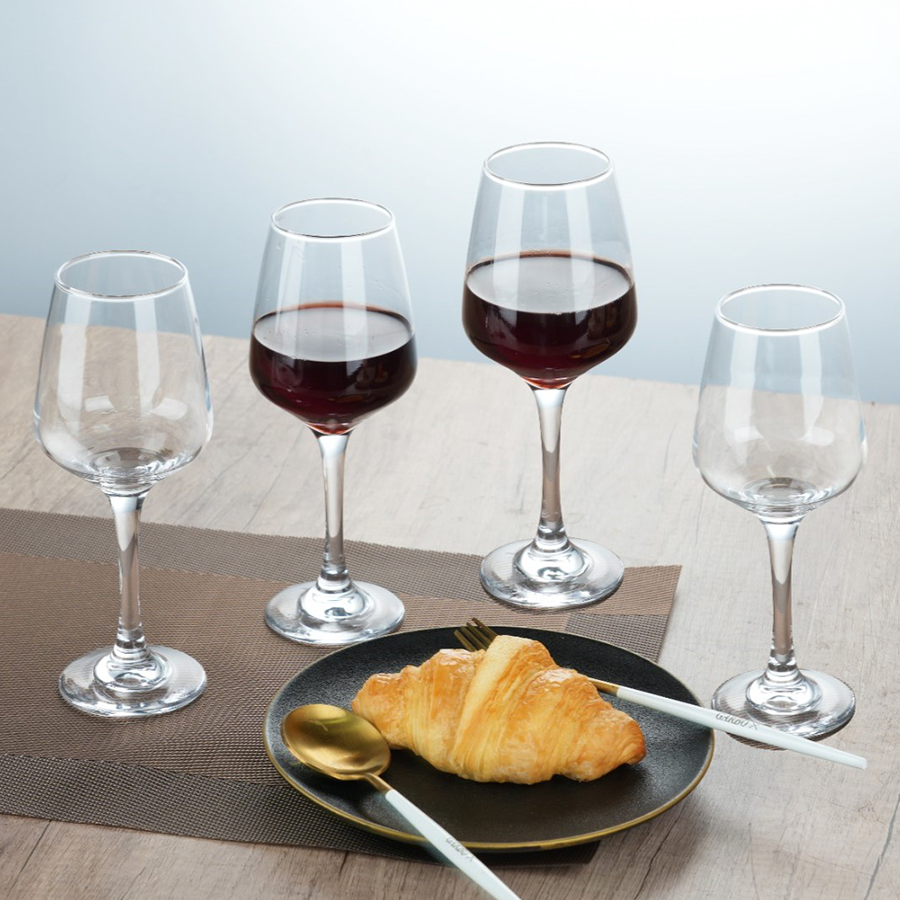 Delvy Wine Glass 4pc Set - 7oz