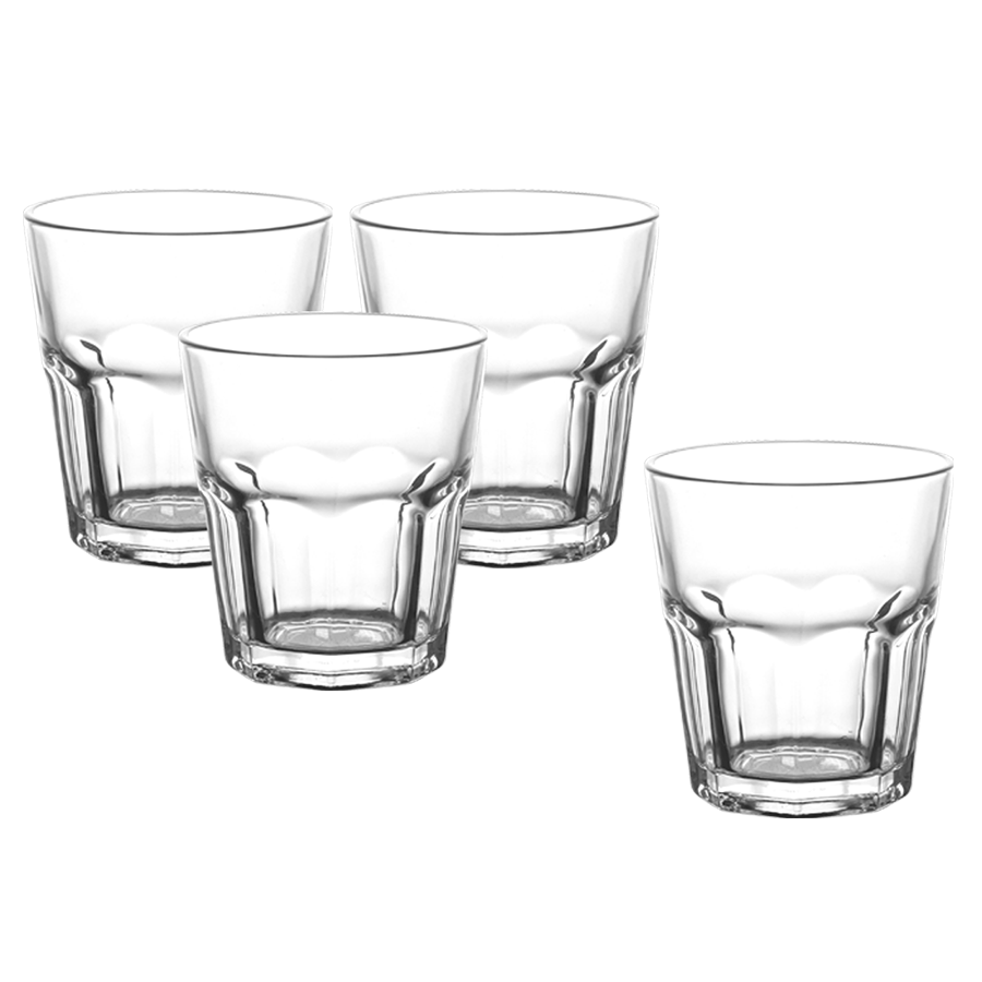 Rigo Drinking Glass 4pc Set - 10oz