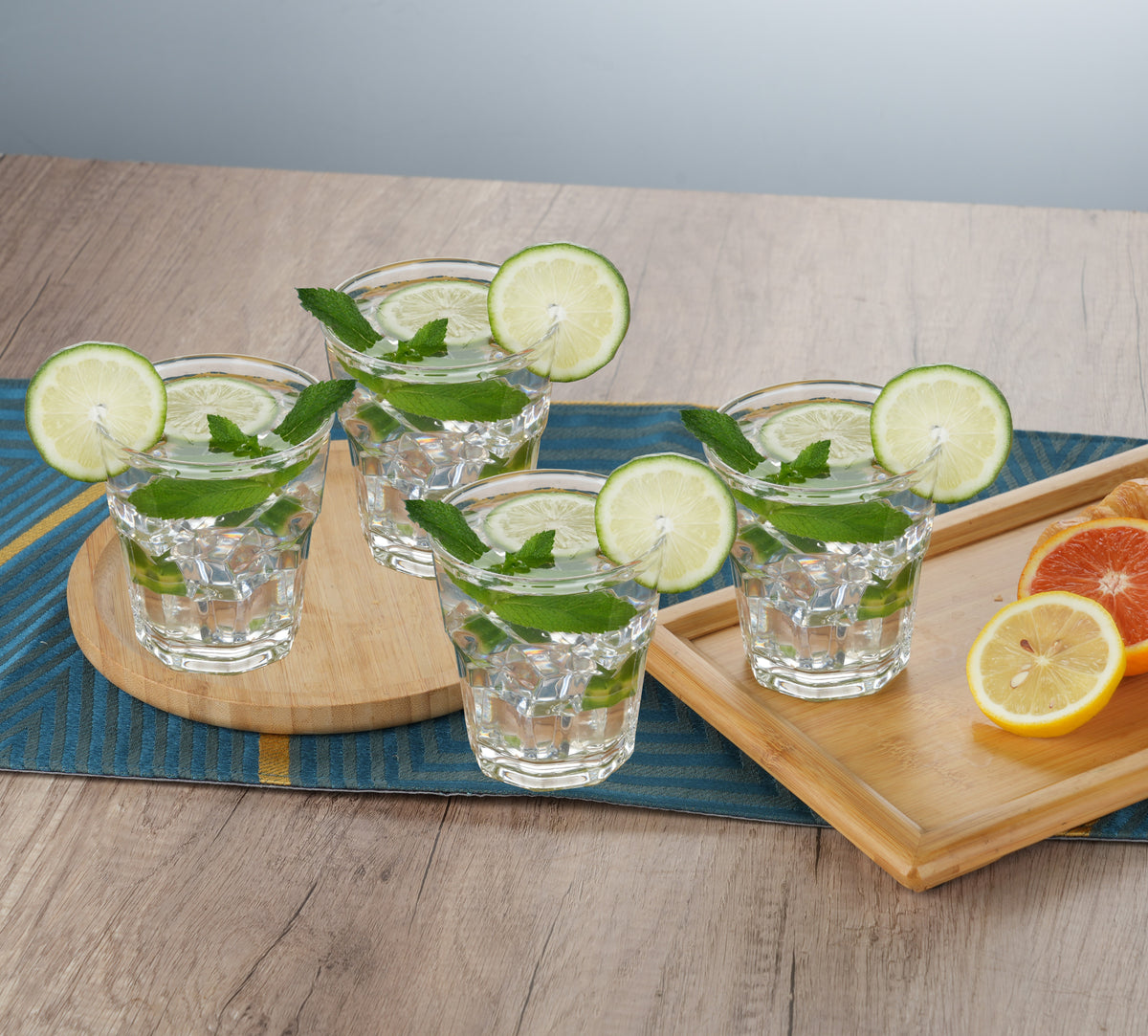 Rigo Drinking Glass 4pc Set - 10 oz