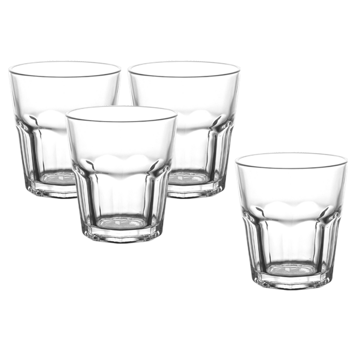 Rigo Drinking Glass 4pc Set - 10 oz