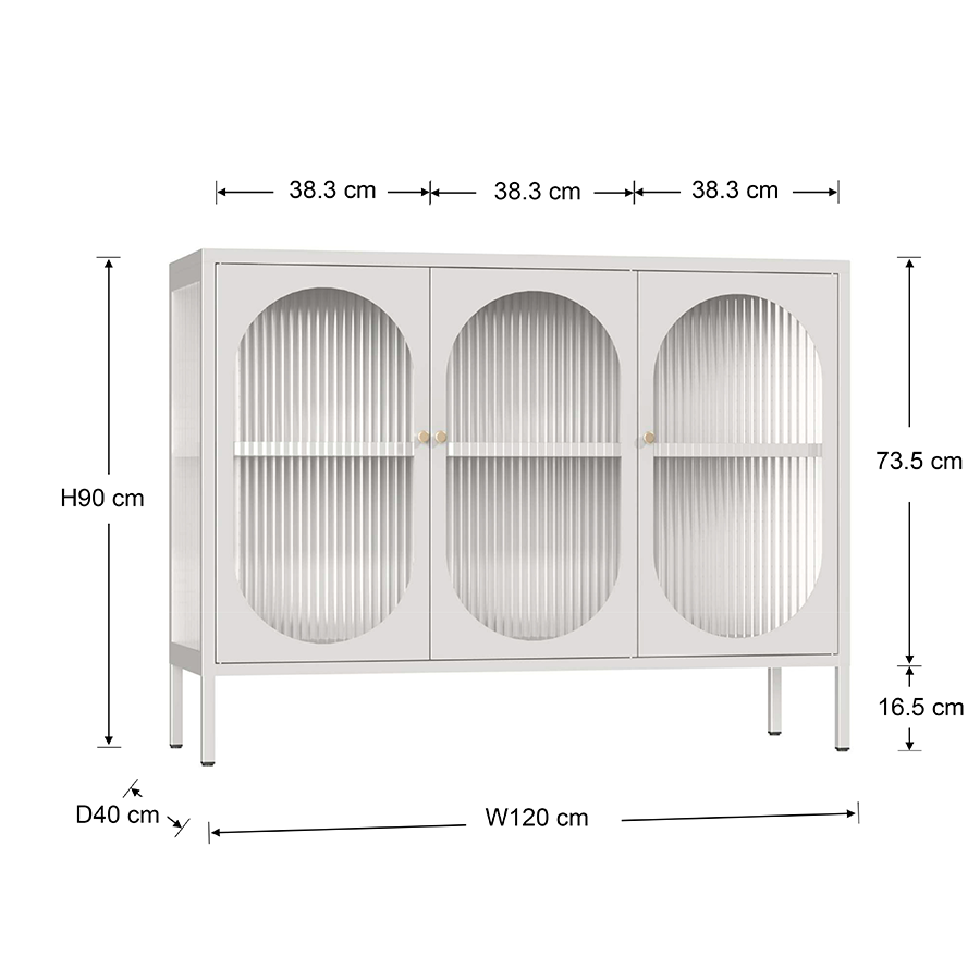 Mayer 3 Door Cabinet