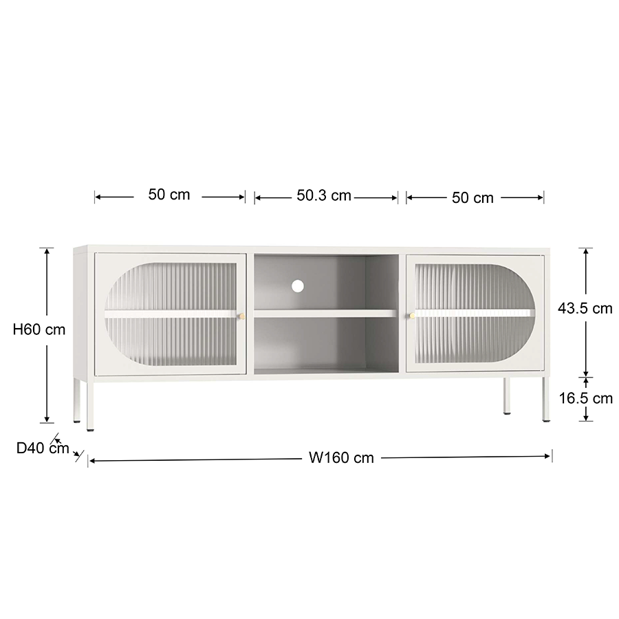 Mayer 160 cm TV Bench