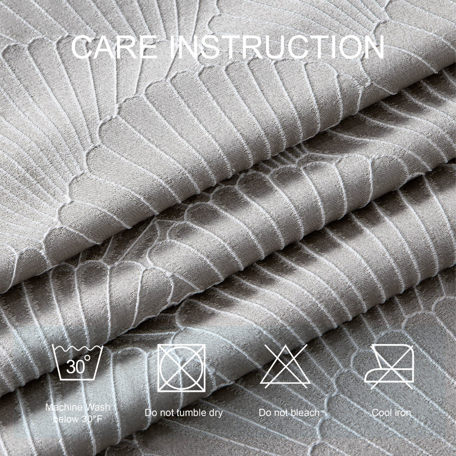 Alyce Taupe Crinkle Curtain