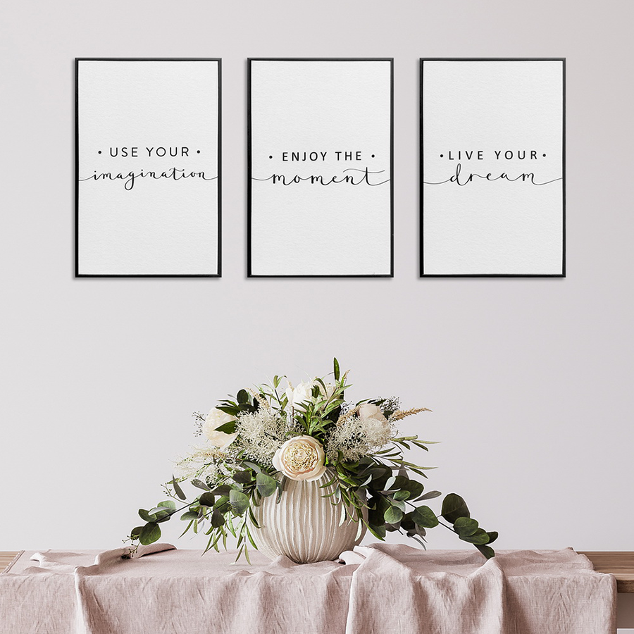 Randin Set of 3 Canvas Wall Art