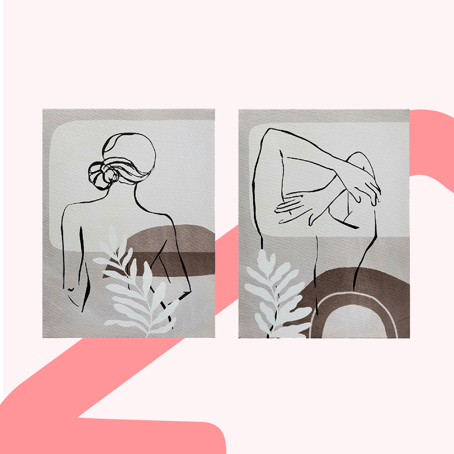 Rina Set of 2 Canvas Wall Art