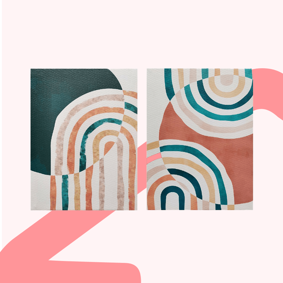 Regin Set of 2 Canvas Wall Art