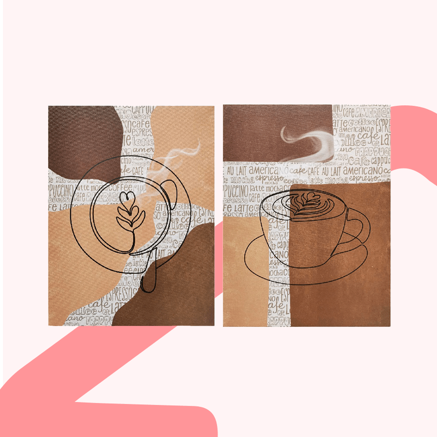 Risto Set of 2 Canvas Wall Art