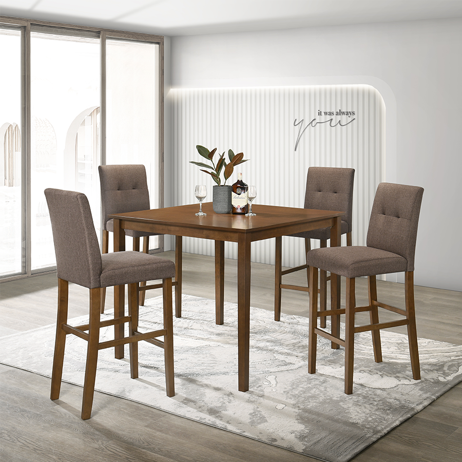 Kieran + Ayla 4 Seater Pub Dining Set