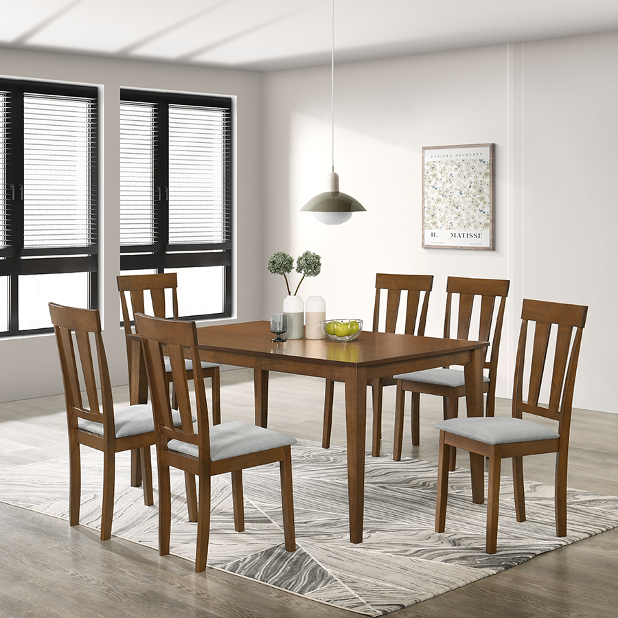 Thiago + Daphne 6 Seater Dining Set