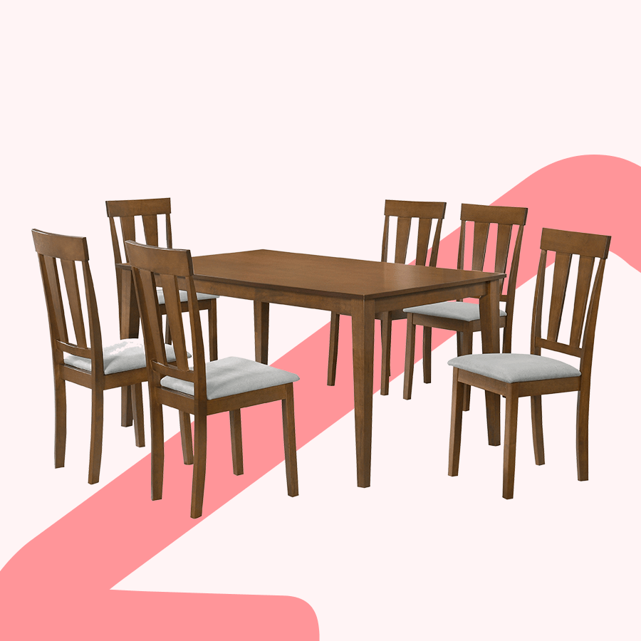 Thiago + Daphne 6 Seater Dining Set