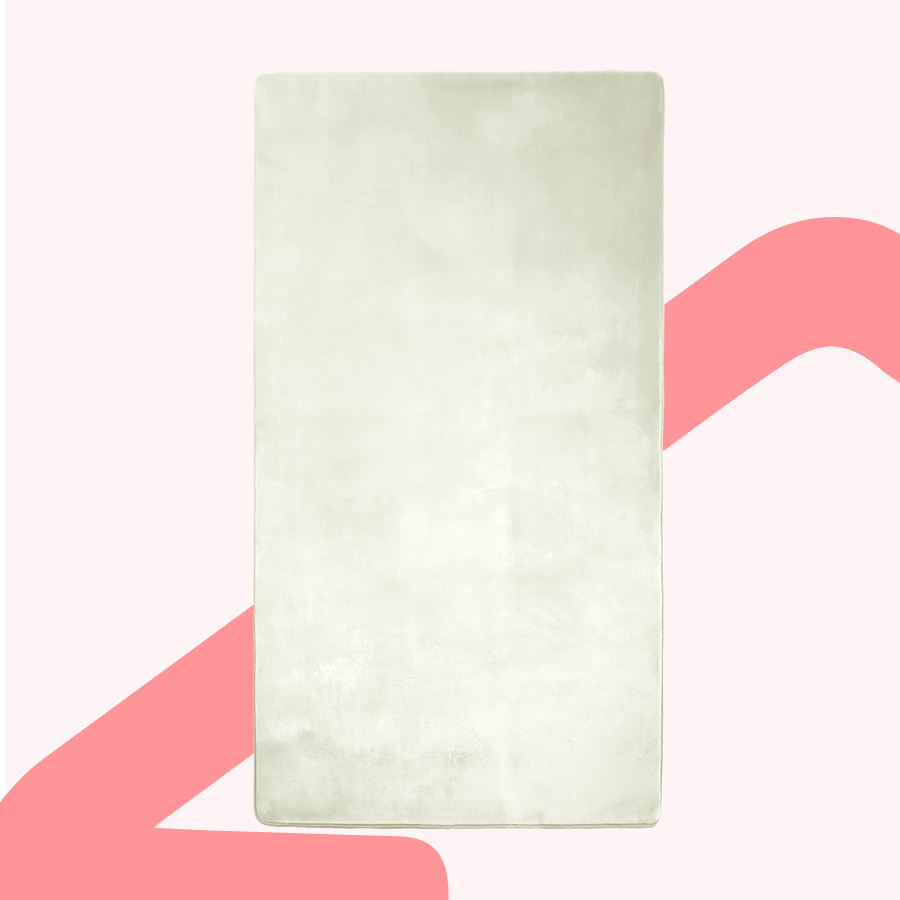 Sira Cream Flannel Rug