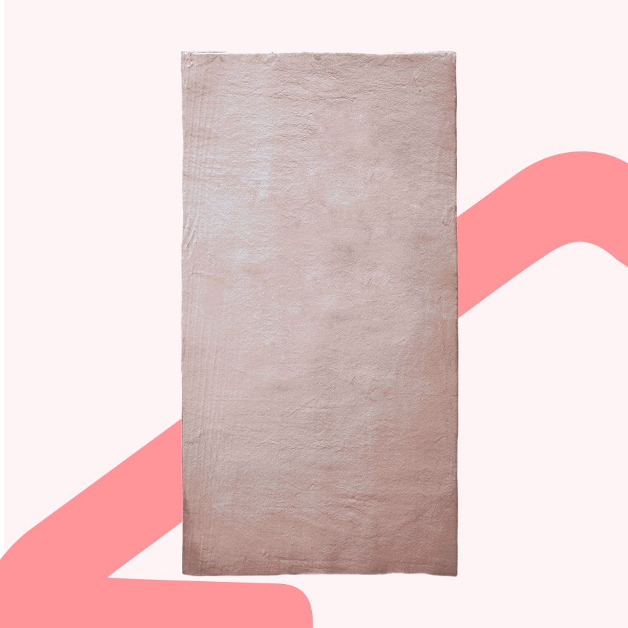 Saven Ash Rose Shaggy Rug