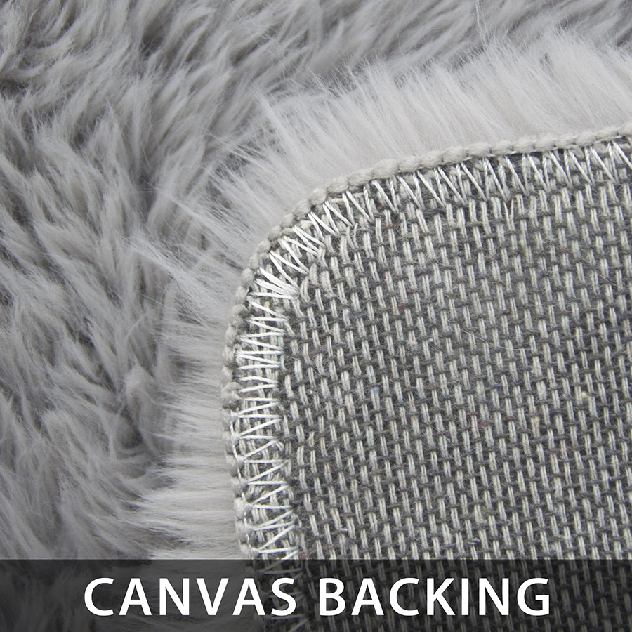 Arven Light Gray Shaggy Rug