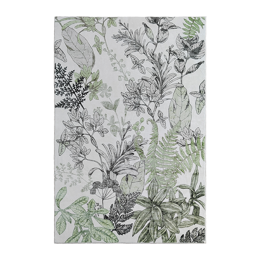 Andrik Lush Flora Printed Rug