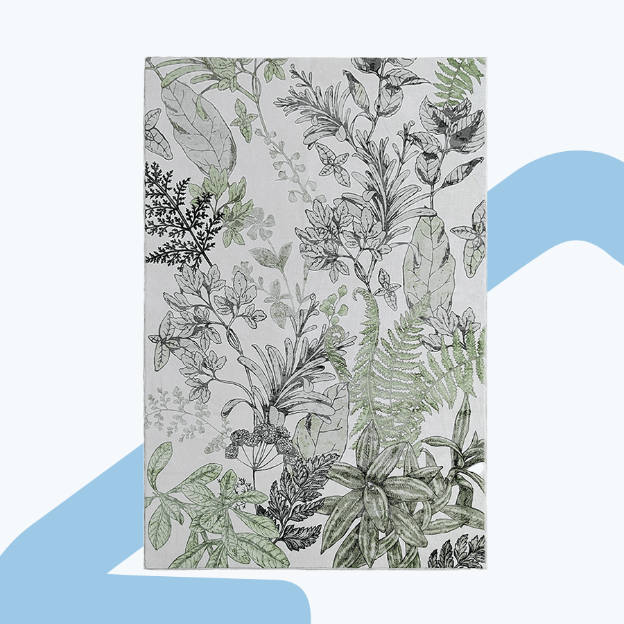 Andrik Lush Flora Printed Rug