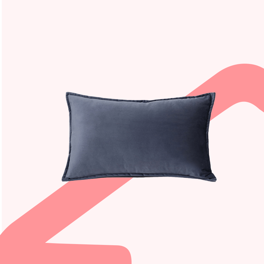 Mika Blue Granite Kidney Pillowcase