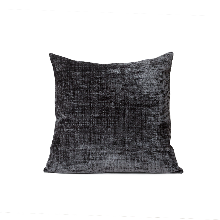 Mede Dark Gray Chenille Floor Pillowcase