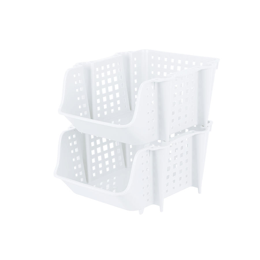 Noa Stackable Basket 2pc Set