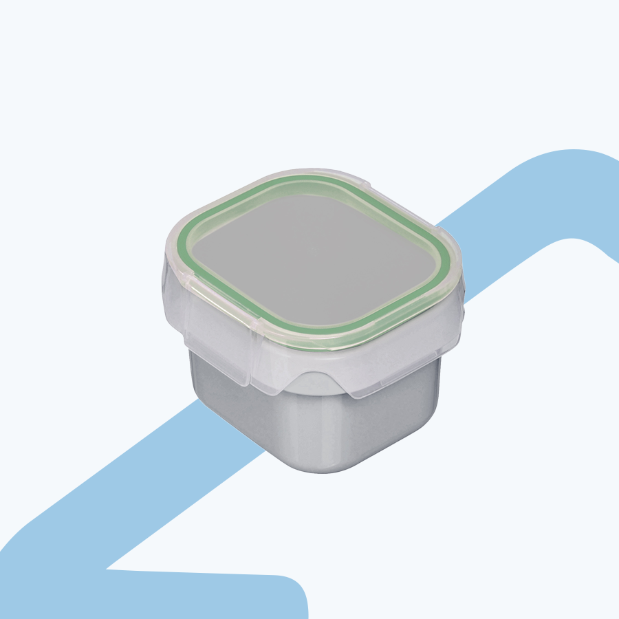 Lior Plastic Food Container - Square 450ml