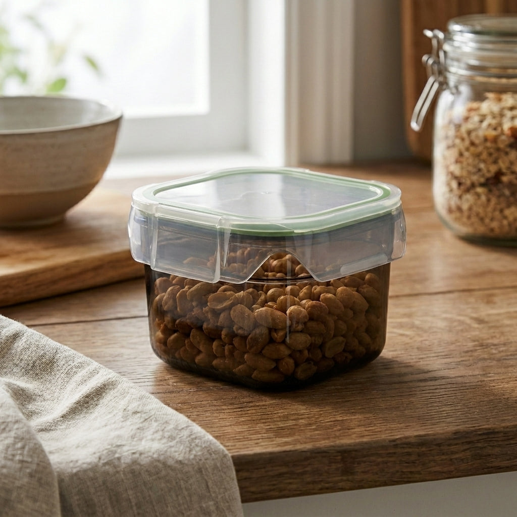 Lior Plastic Food Container - Square 450ml