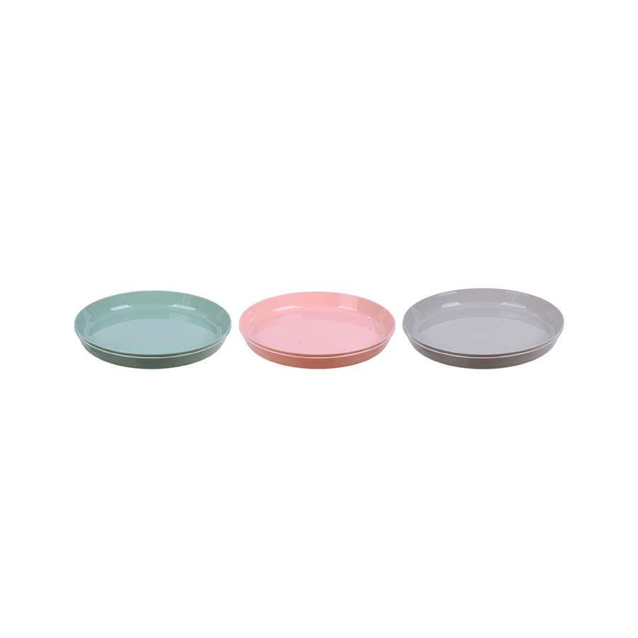 Suni Plastic Plate 6pc Set - 18cm Dia