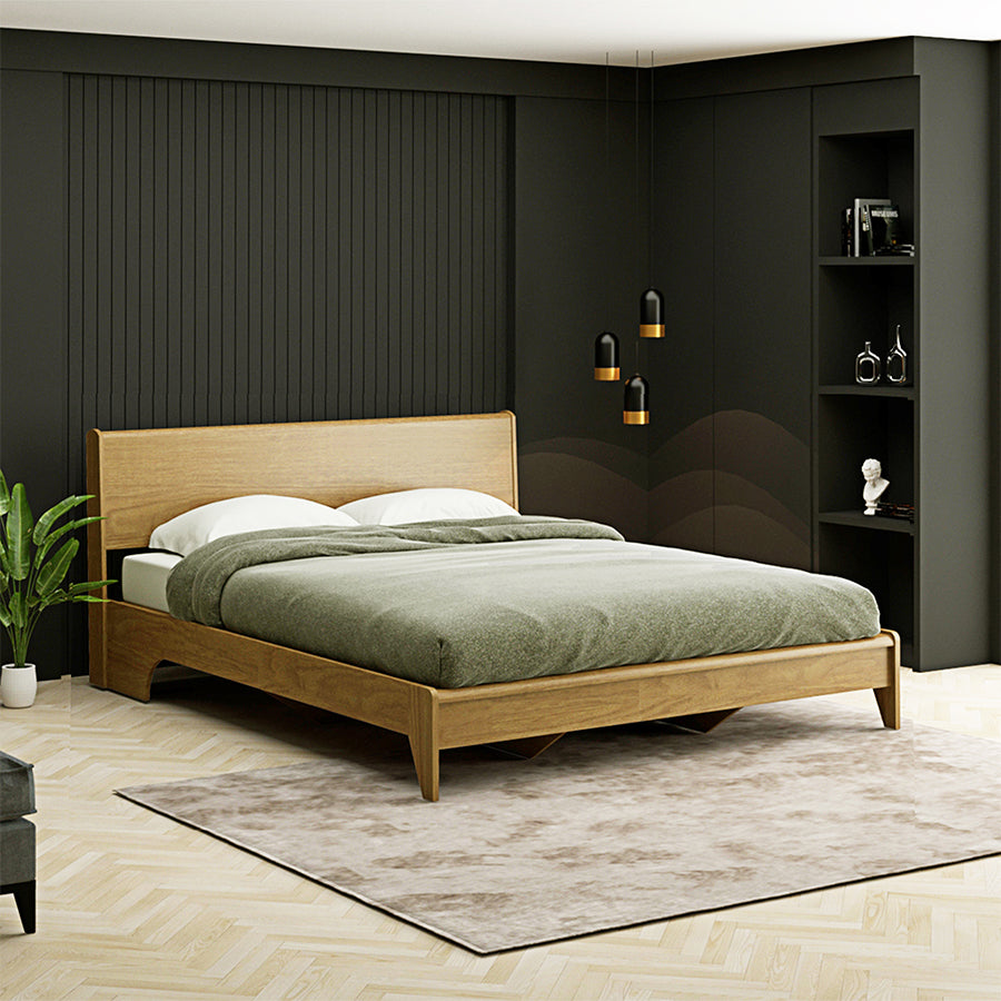 Jimi 54x75" Bed - Summer Oak