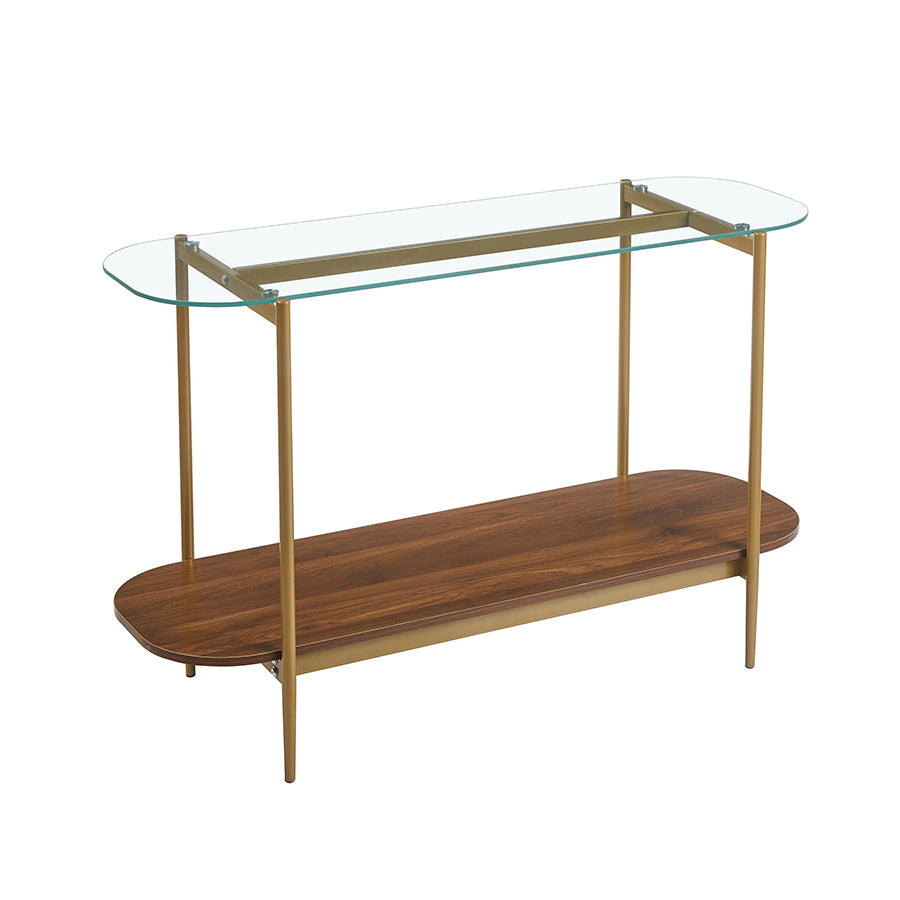 Bexley Glass Top Console Table