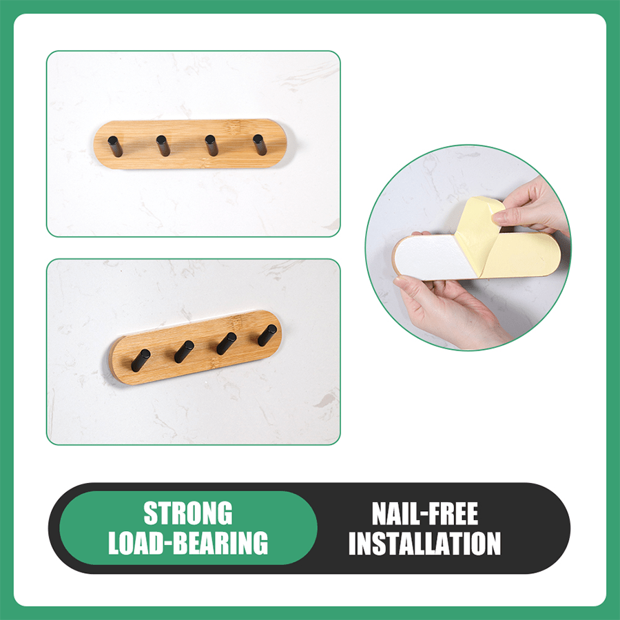 Faris Wall Mounted 4 Hooks