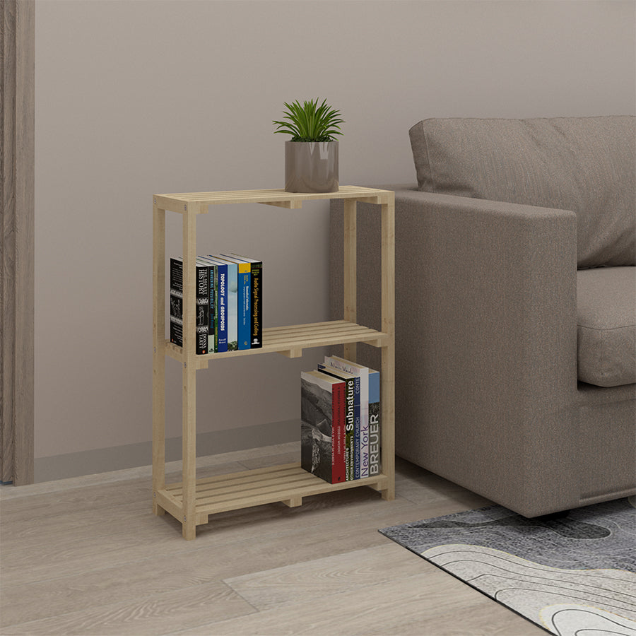 Benno 51cm Wooden Rack