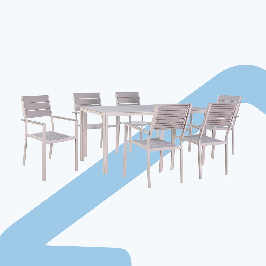 Monro 6 Seater Outdoor Dining Set