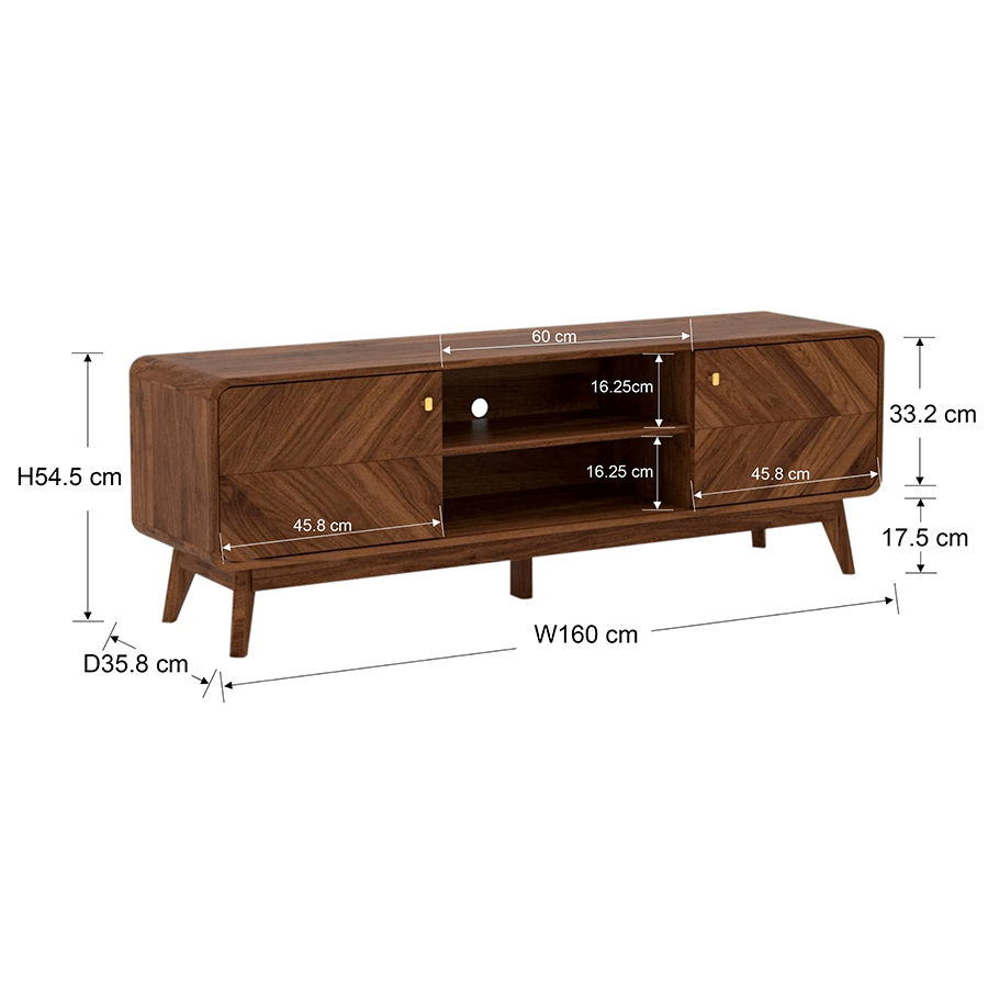 Ardel 160 cm TV Bench