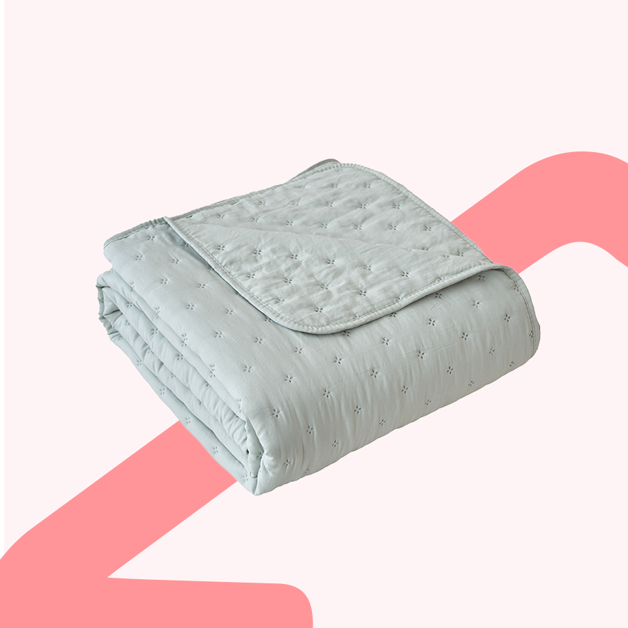 Holly Bedspread - Green