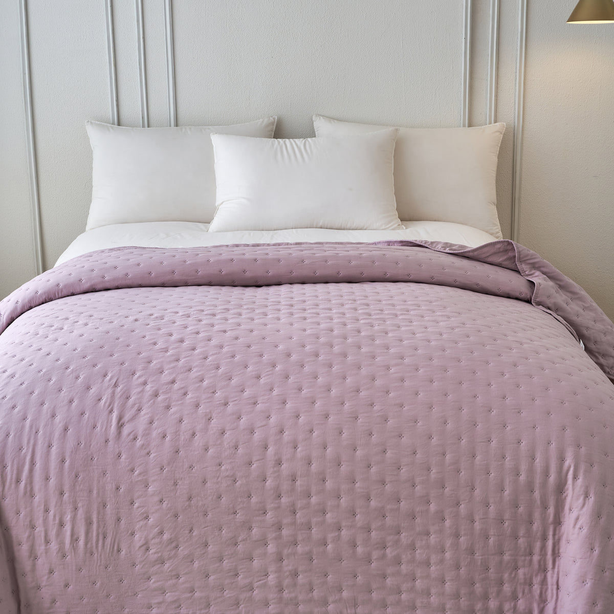 Holly Bedspread - Purple