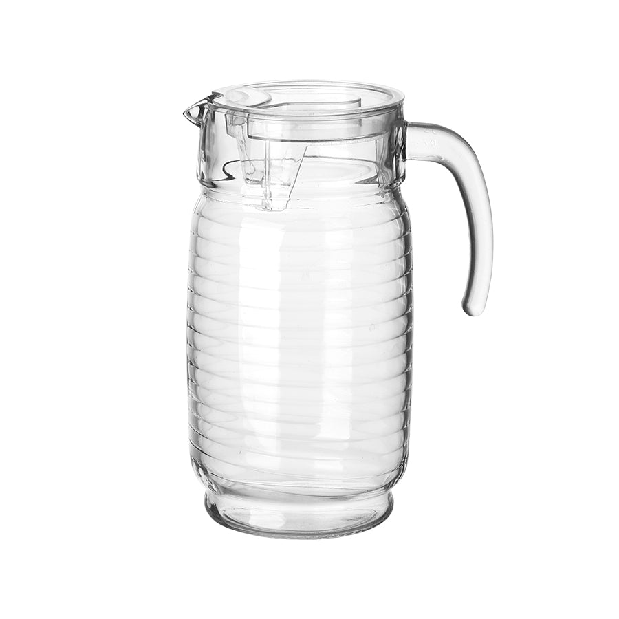 Preston Glass Pitcher with Lid - 61oz
