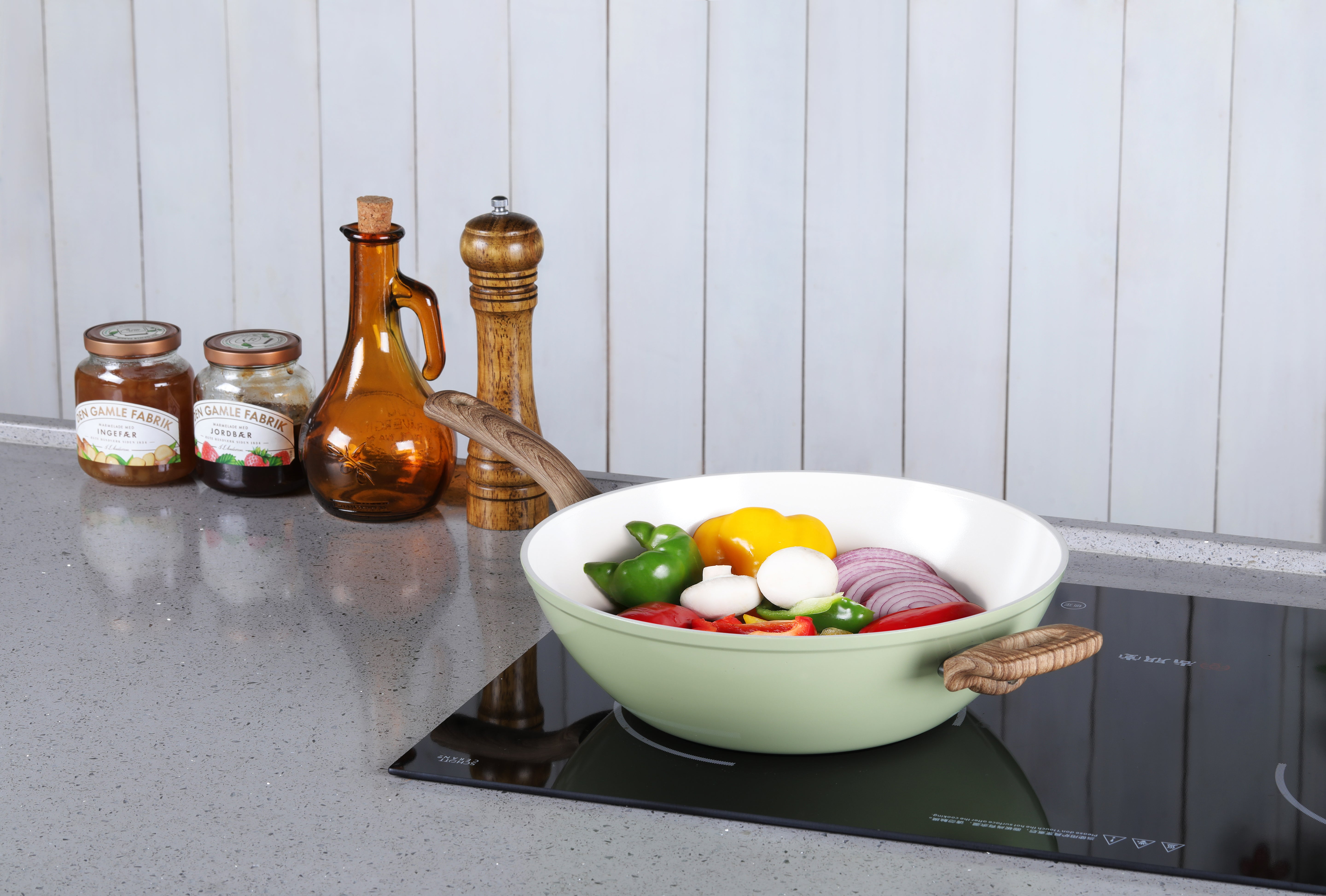 Craig Ceramic Non-Stick Wok with Lid
