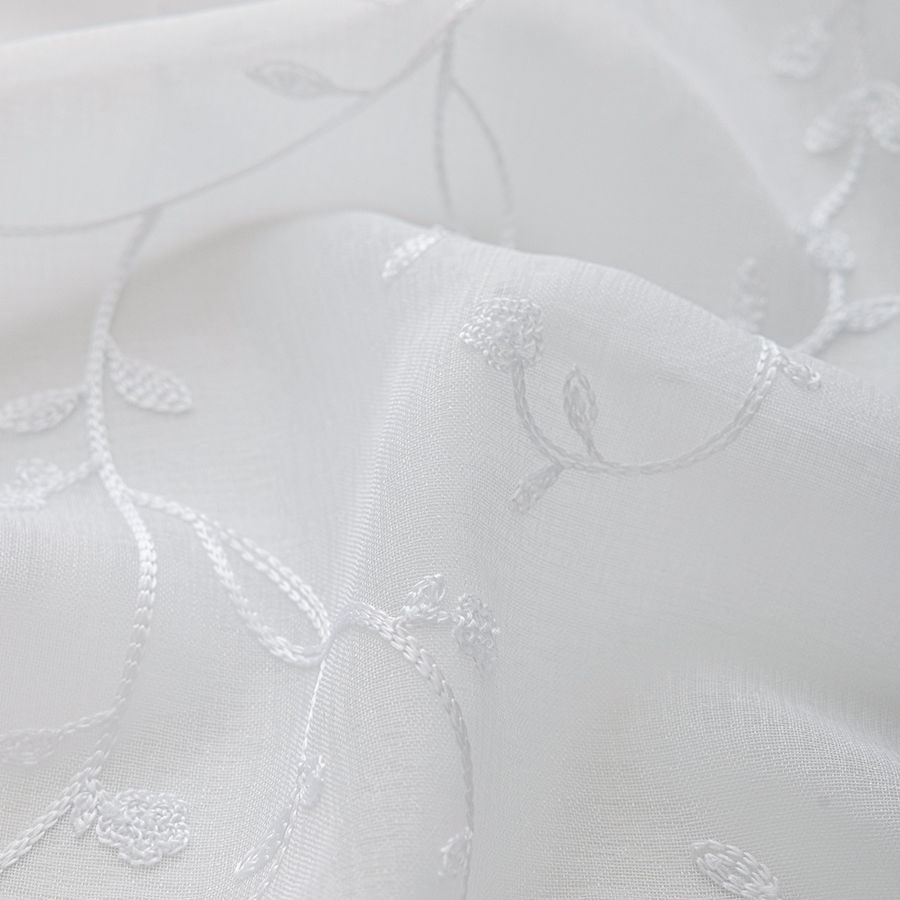 Berti Embroidered Sheer Curtain