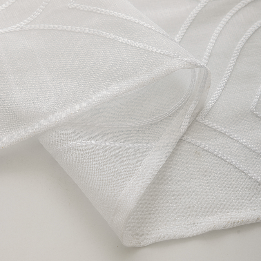 Blix Embroidered Sheer Curtain