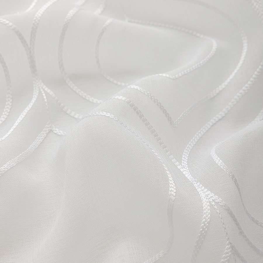 Blix Embroidered Sheer Curtain