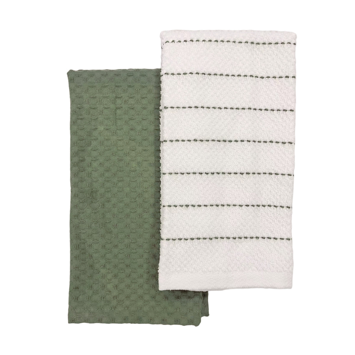 Alie Kitchen Towel 2pc Set - Green